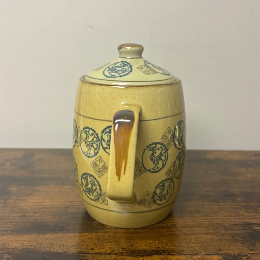 Pier 1 Asian Porcelain Teapot Set